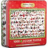Holiday Dogs Tin Puzzel (1000 stukjes)
