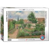 Camille Pissarro - Vegetable Garden Overcast Puzzel (1000 stukjes)