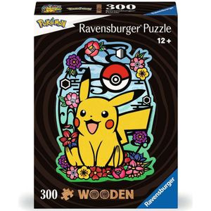 Pikachu Houten Puzzel (300 stukjes)