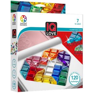 SmartGames IQ Love - Puzzelspel voor 1 speler vanaf 7 jaar met 120 uitdagingen