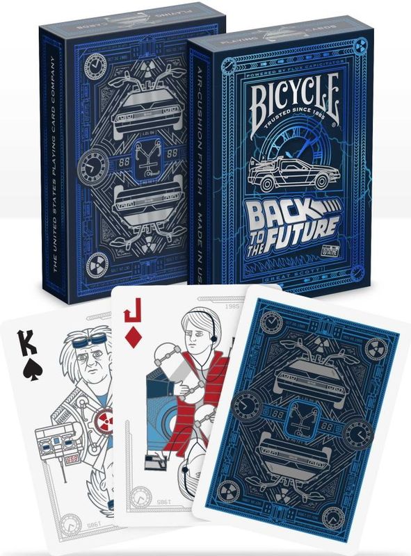 Bicycle Back to the Future - Speelkaarten - Premium - Poker - Doc Brown - Marty McFly - Delorean - Ultimates - Collectible
