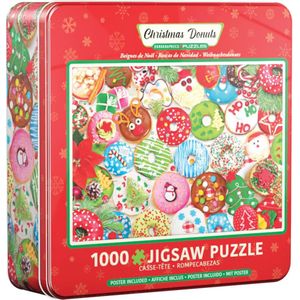 Christmas Donuts Tin Puzzel (1000 stukjes)