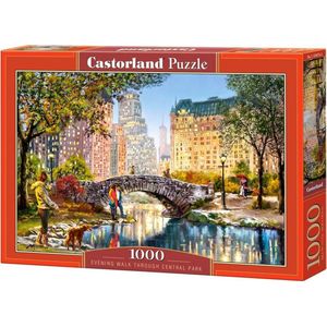 Evening Walk Through Central Park Puzzel (1000 stukjes)