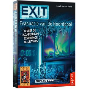 EXIT - Evacuatie van de Noordpool: Uitdagend coöperatief escape room-spel voor 1-4 spelers vanaf 12 jaar