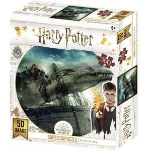 3D Image Puzzel - Gringotts Dragon (500 stukjes)