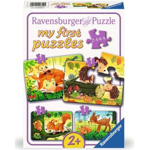 Forest Animals Puzzel (4 in 1)