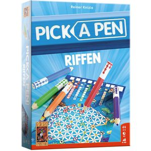 999 Games Pick a Pen Riffen - Gezelschapsspel voor 2-4 spelers vanaf 8 jaar - Verken de oceaan en vind schatten!