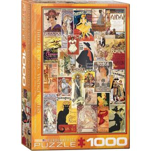 Theatre & Opera Vintage Posters Puzzel (1000 stukjes)