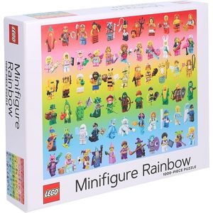 Lego - Puzzel 'Minifiguren Rainbow' (1000 stukjes)