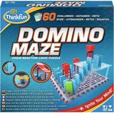 ThinkFun Domino Maze - Logic Puzzel voor 1 speler vanaf 8 jaar - Met 60 opdrachtkaarten en diverse speciale stenen