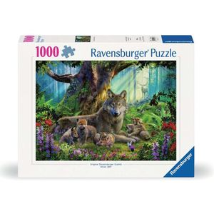 Familie Wolf in het Bos Puzzel (1000 stukjes)