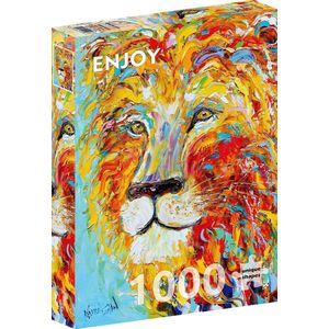 Enjoy Puzzle - Colorful Lion - Legpuzzel - Multikleur - 1000 Stukjes