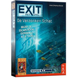 EXIT - De Verzonken Schat: Coöperatief escape room-spel voor 1-4 spelers vanaf 12 jaar