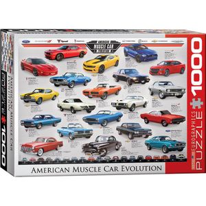 American Muscle Car Evolution Puzzel (1000 stukjes)