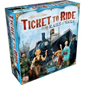 Days of Wonder - Ticket to Ride - Rails & Sails - Engelstalig Bordspel