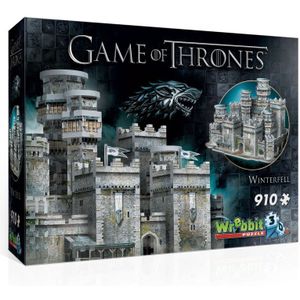 Wrebbit 3D Puzzle - Game of Thrones Winterfell (910 stukjes)