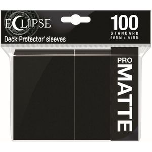 Standard Sleeves Matte Eclipse - Zwart (100 stuks)