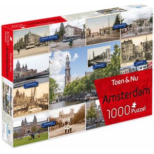 Toen & Nu - Amsterdam Puzzel (1000 stukjes)