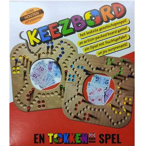 Keezbord 4-6 Personen Hout