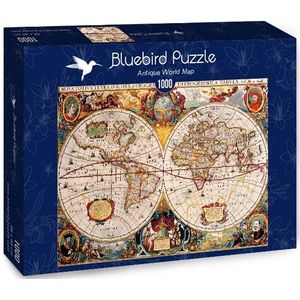 Antique World Map Puzzel (1000 stukjes)