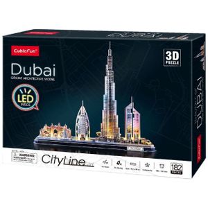 3D LED Puzzel Dubai (182 Stukjes)