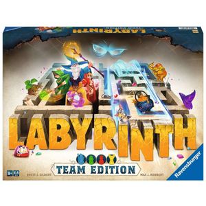Ravensburger Spel Labyrinth Team Edition - Coöperatieve labyrintversie voor 2-4 spelers, leeftijd 8-99 jaar