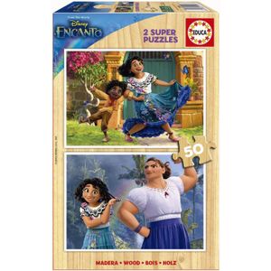 Disney Encanto Houten Puzzel (2 x 50 stukjes)