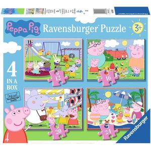 Ravensburger Peppa Pig Puzzels - 12-16-20-24 stukjes - Geschikt voor kinderen vanaf 3 jaar