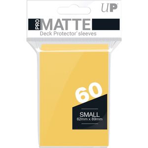 Sleeves Pro-Matte - Small Geel (62x89 mm)