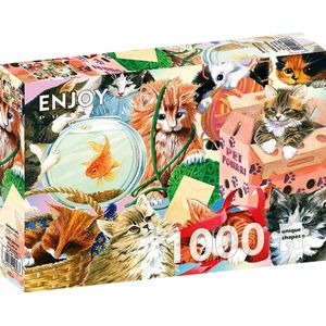 Curious Cats Puzzel (1000 stukjes)