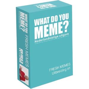 Megableu partyspel What do you Meme Uitbreiding #1 - Nederlandstalige versie met 90 extra tekstkaarten en 25 foto's!