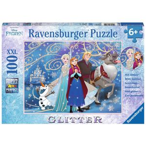 Disney Frozen Glinsterende Sneeuw Puzzel (100 XXL stukjes)
