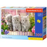 Three Grey Kittens Puzzel (300 stukjes)