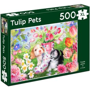Tulip Pets Puzzel (500 XL stukjes)