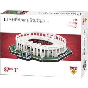 VfB Stuttgart - MHP Arena - 3D Puzzel - 87 Stukjes - Foamboard