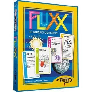 Fluxx 5.0 Kaartspel (NL) - Bepaal zelf de regels en win! - Vanaf 8 jaar - Voor 6 spelers - Speeltijd 15 minuten