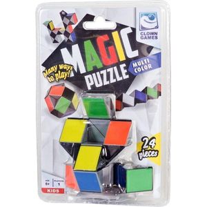 Clown Magic Puzzel - Multi Color (24 delig)