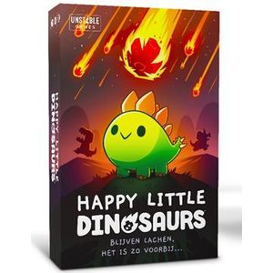 Happy Little Dinosaurs - Het spannende kaartspel voor 2-4 spelers! Nederlandse versie met 97 kaarten en prachtig Tee Turtle-artwork.