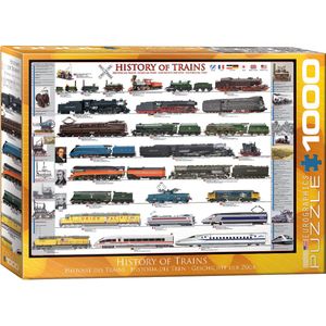 History of Trains Puzzel (1000 stukjes)