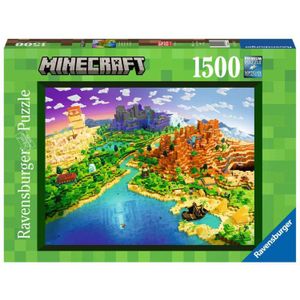 Puzzel World Of Minecraft (1500 Stukjes)