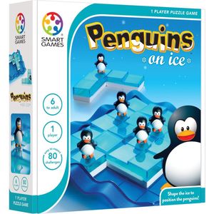 SmartGames Penguins on Ice - 80 opdrachten: Een super cool denkspel voor jong en oud vanaf 6 jaar!