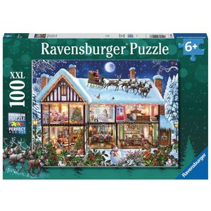 Kerstmis Thuis Puzzel (100 Stukjes)