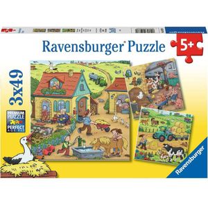 Puzzel Op De Boerderij (3x49 Stukjes)