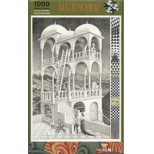 Belverdere - M.C. Escher Puzzel (1000 stukjes)