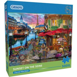 Sunset on the Seine Puzzel (500 XL stukjes)