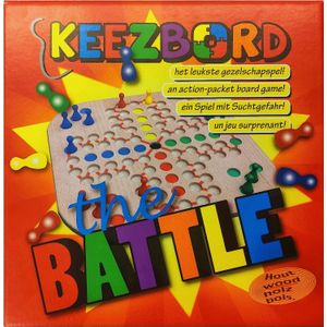 Keezbord the Battle - Bordspel voor 2-4 spelers | Leeftijd vanaf 6 jaar | Spelduur ± 50 min