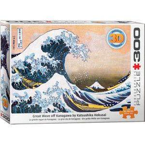 Great Wave - Hokusai 3D Lenticular (300 stukjes)