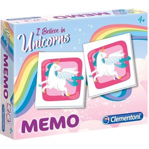 Clementoni Memory Eenhoorns - Geheugen- en associatiespel voor kinderen vanaf 4 jaar - 48 kaarten met prachtige illustraties