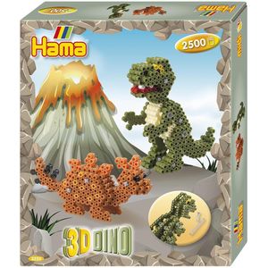 Hama - Dino Strijkkralen 3D (2500 stuks)