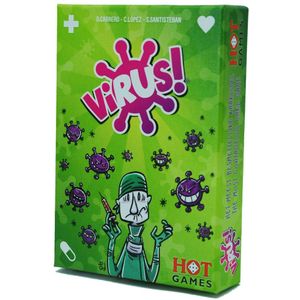 HOT Games Virus! - Het meest besmettelijke kaartspel voor jong en oud! Geschikt voor 2-6 spelers vanaf 8 jaar.